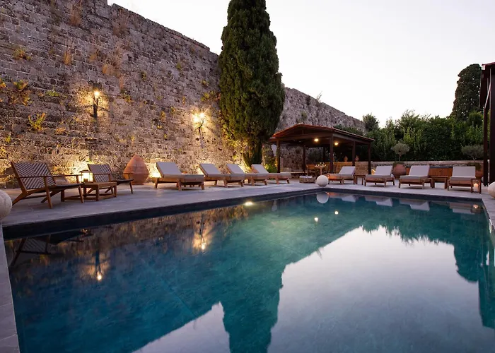 Villa Fluvian Rhodes City with Pool